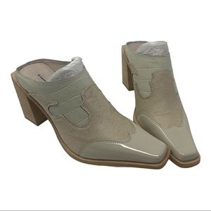 Jeffery Campbell Cowgirl Western Mule size 6